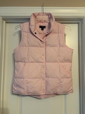 Lands' End Blush Quilted Puffer Vest